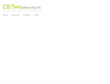 Tablet Screenshot of cbtwoarchitects.com